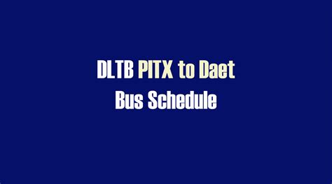 daet express bus schedule  FIND